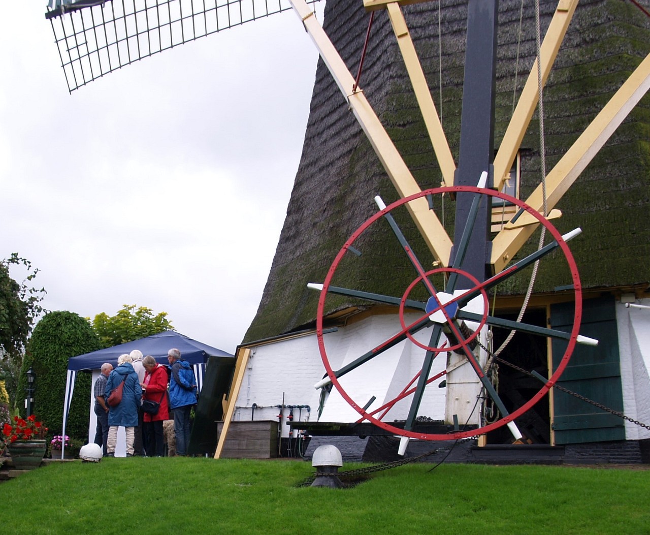 De Prinsemolen was belangrijk bij het droogmalen van de polders